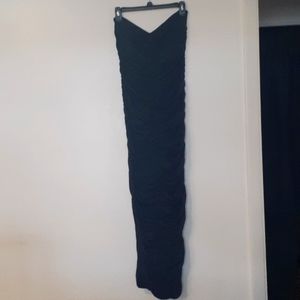 Women's ruched maxi dress